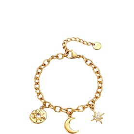 My Sun, Moon & Stars Charm Bracelet
