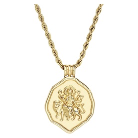 Durga Goddess Pendant Necklace