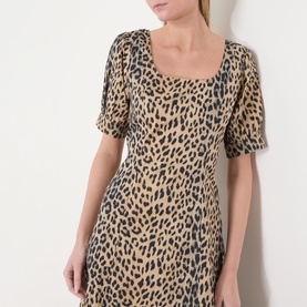 Kathleen Nina Leopard Dress