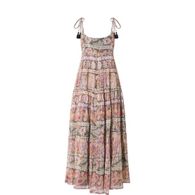 Kamilah Floral Lam&eacute; Dress