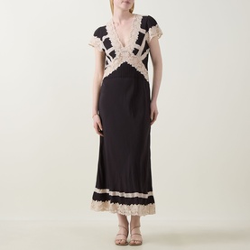 Martina Lace-Trim Dress