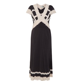 Martina Lace-Trim Dress