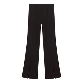 Front Slit Flared Trousers