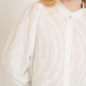 Animal Textured Blouse