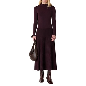 Pleated Knitted Dress