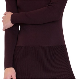 Pleated Knitted Dress