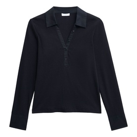 Lennox Ribbed Polo Shirt