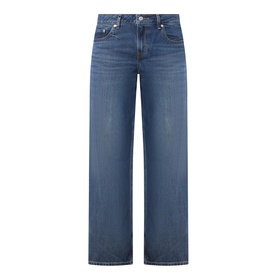 Low-Rise Loose Straight Leg Jeans