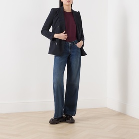 Low-Rise Loose Straight Leg Jeans