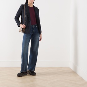 Low-Rise Loose Straight Leg Jeans