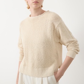 Laetitia Boucl&eacute; Knit Sweater
