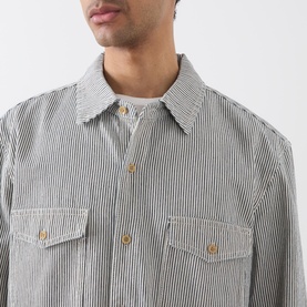 Renzi Striped Denim Overshirt