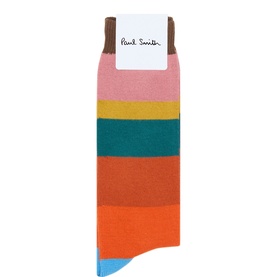 Bold Stripe Crew Socks