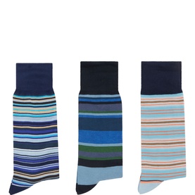 Stripe Socks Set of Three