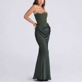 Persephone Strapless Corset Gown