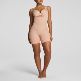 SPANXsculpt&trade; OnCore Open-Bust Mid-Thigh Bodysuit