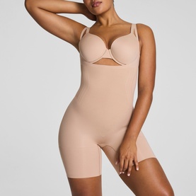 SPANXsculpt&trade; OnCore Open-Bust Mid-Thigh Bodysuit