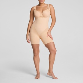 SPANXsculpt&trade; GoFigure Open-Bust Mid-Thigh Bodysuit