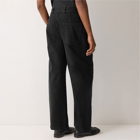 Turner Belted High-Rise Horseshoe Jeans