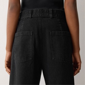 Turner Belted High-Rise Horseshoe Jeans