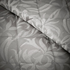 Damask Throw Silver