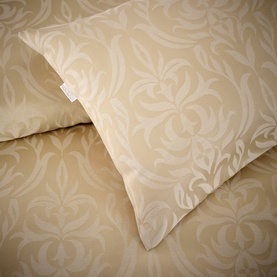 Damask Duvet Set Gold