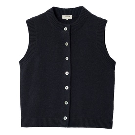 Button Front Knitted Waistcoat