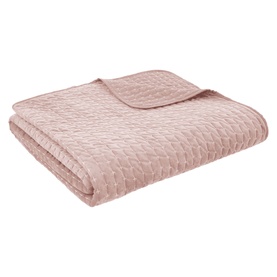 Attica Velvet Bedspread Pink