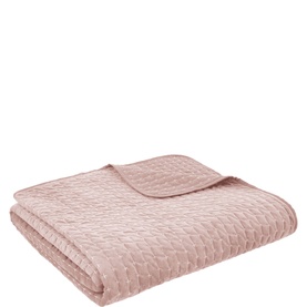 Attica Velvet Bedspread Pink