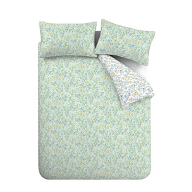 Ditsy Floral Duvet Set Green