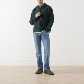Elijah Mid-Rise Straight Leg Jeans
