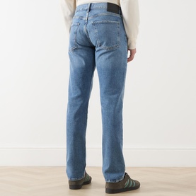Elijah Mid-Rise Straight Leg Jeans