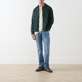 Elijah Mid-Rise Straight Leg Jeans