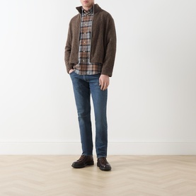 Gage Mid-Rise Straight Leg Jeans