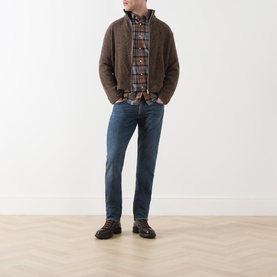 Gage Mid-Rise Straight Leg Jeans