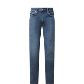 Gage Mid-Rise Straight Leg Jeans