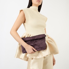 Lume Creased Crossbody Bag