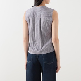 Cazone Linen Waistcoat