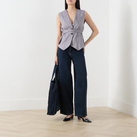 Cazone Linen Waistcoat