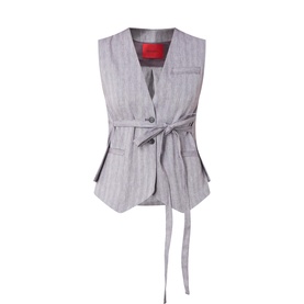 Cazone Linen Waistcoat