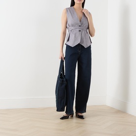 Crusca Relaxed Barrel Leg Jeans