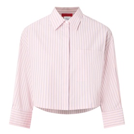 Veloce Striped Cropped Shirt