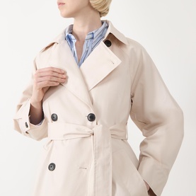 Saio Double Breasted Trench Coat
