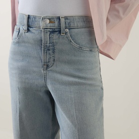 SPANXshape&trade; Authentic 360 High-Rise Petite Wide Leg Jeans