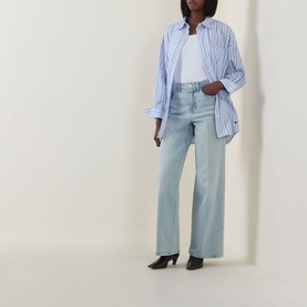 SPANXshape&trade; Authentic 360 High-Rise Wide Leg Jeans