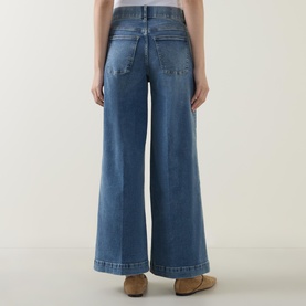 SPANXshape&trade; EveryWear Petite Wide Leg Jeans