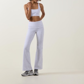 DayFlex Fold Waist Flared Yoga Leggings 30"