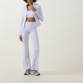 DayFlex Fold Waist Flared Yoga Leggings 30"