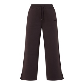 Logo Drawstring Wide Leg Sweatpants