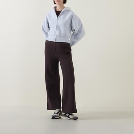 Logo Drawstring Wide Leg Sweatpants